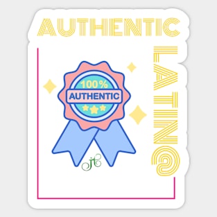 Authentic Sticker